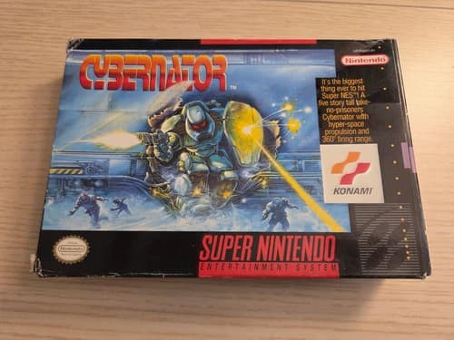 Cybernator (Super Nintendo Entertainment System, 1993) CIB