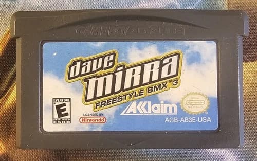 Dave Mirra Freestyle BMX 3 (GameBoy Advance GBA) Tested & Working
