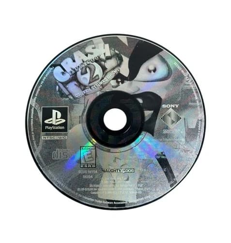 Crash Bandicoot 2: Cortex Strikes Back (Sony PlayStation 1, 2000) Disc Only