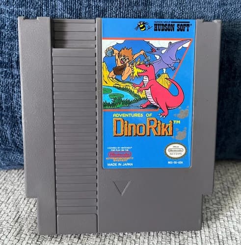 Adventures of Dino-Riki (Nintendo Entertainment System, 1989) Tested & Working!