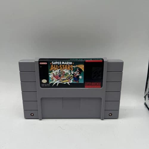 Super Mario All-Stars (Super Nintendo Entertainment System, 1993) Cart Tested