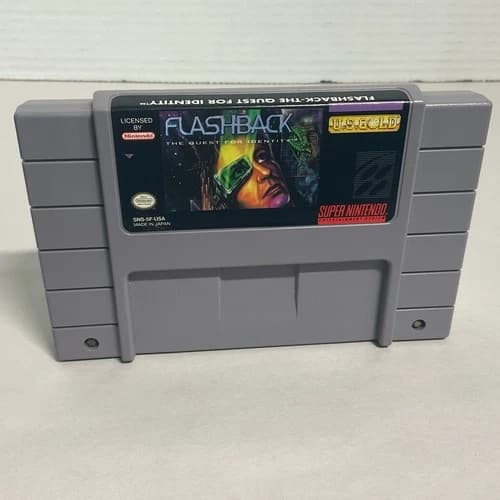 FLASHBACK-THE QUEST FOR IDENTITY Super Nintendo SNES CART ONLY