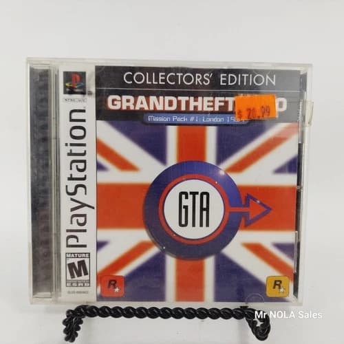 PS1 Grand Theft Auto Mission Pack #1 London 1969 Collectors Edition PlayStation