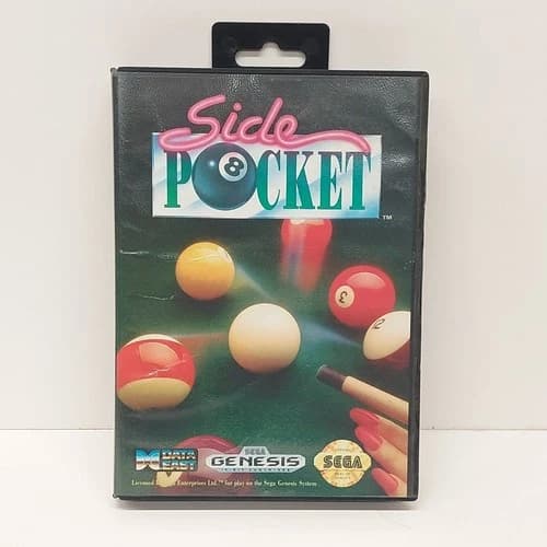 1992 Sega Genesis Side Pocket - CIB - Tested - Free Shipping