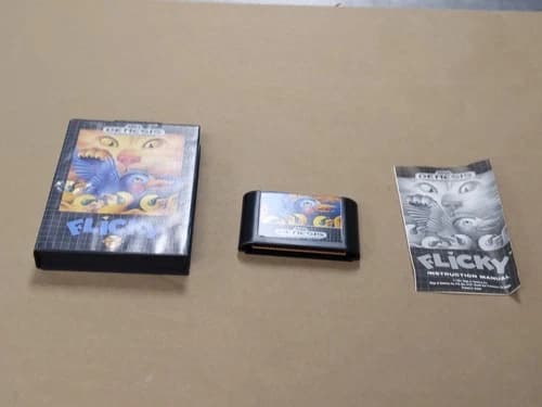 Flicky Sega Genesis Complete in Box
