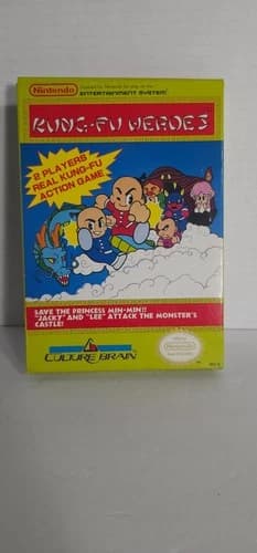 Kung Fu Heroes (Nintendo Entertainment System, 1989) CIB