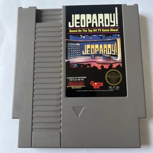 Jeopardy! (Nintendo Entertainment System NES, 1987) Loose - Tested & Working