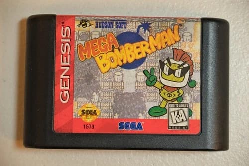 Mega Bomberman (Sega Genesis, 1994) Game Only
