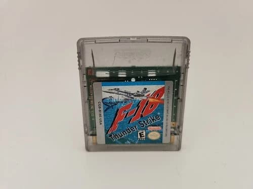 Nintendo Game Boy Color F-18 Thunder Strike Game Cartridge Only TESTED & WORKS