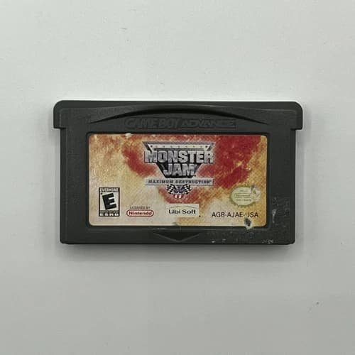 Nintendo Game Boy Advance Monster Jam: Maximum Destruction Tested & Working 2002
