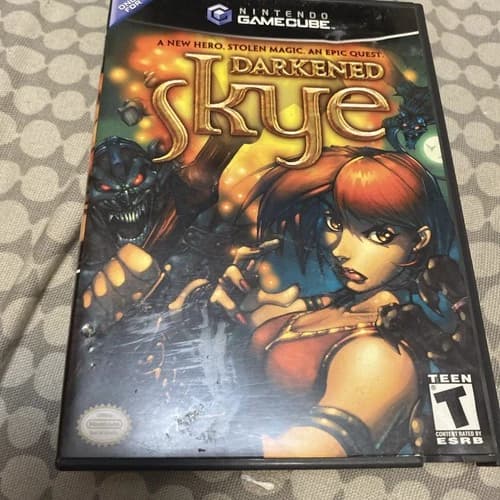 GameCube Darkened Skye Nintendo 2002 Complete Tested Working Authentic