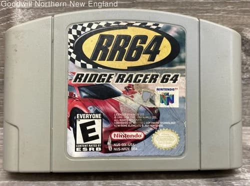 Ridge Racer 64 Nintendo N64 2000 Nintendo Video Game Authentic Cartridge Only