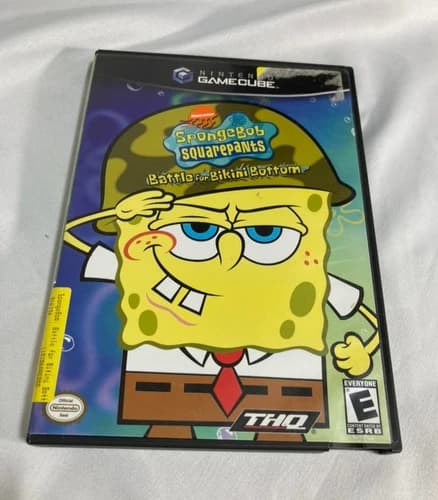 SpongeBob SquarePants Battle For Bikini Bottom (Nintendo GameCube, 2003) CIB