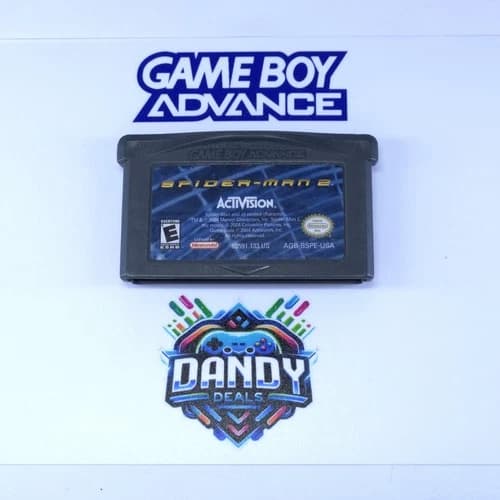 Spiderman 2 GBA Authentic, Tested - GameBoy Advance
