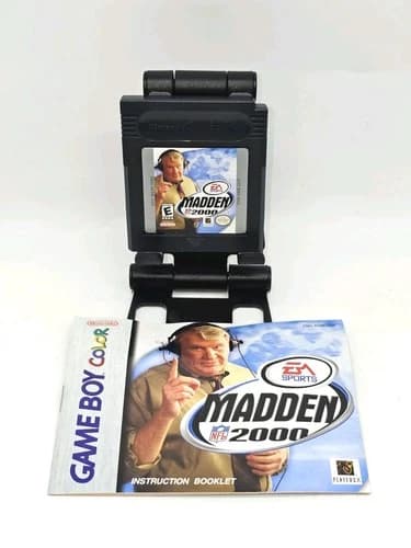 ​Madden NFL 2000 GBC Complete In Box CIB Tested Game Boy Color John Madden
