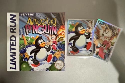 Amazing Penguin (Limited Run) for Gameboy with Trading Cards #235 + #236