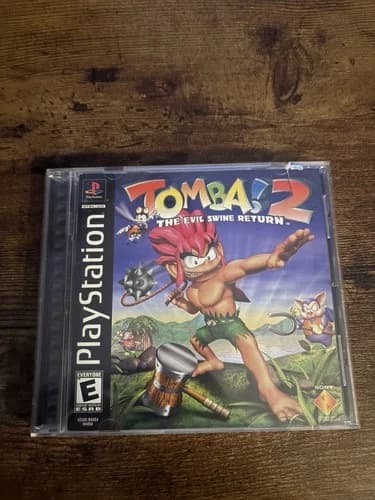 Tomba 2: The Evil Swine Return (PlayStation, 1999) Sony Ps1 Platformer Complete