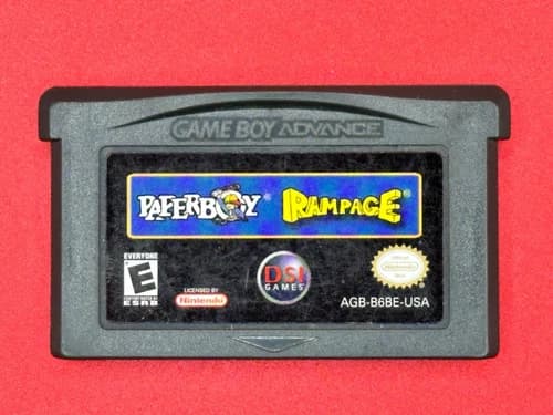 Paperboy Rampage Game Boy Advance Nintendo GBA Authentic TESTED