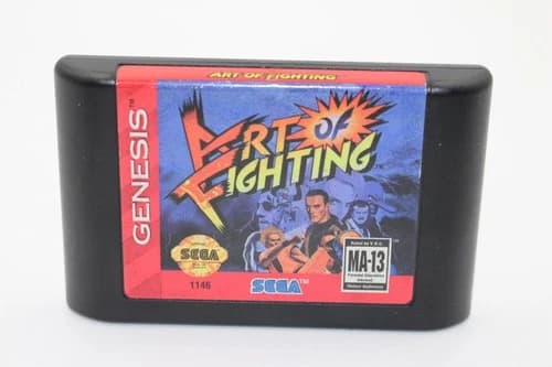 Art of Fighting (Sega Genesis) *CART ONLY - CLEANED, TESTED & AUTHENTIC* RARE!