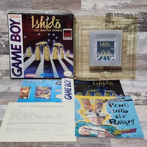 Ishido: The Way of Stones (Nintendo Game Boy) Complete CIB Tested
