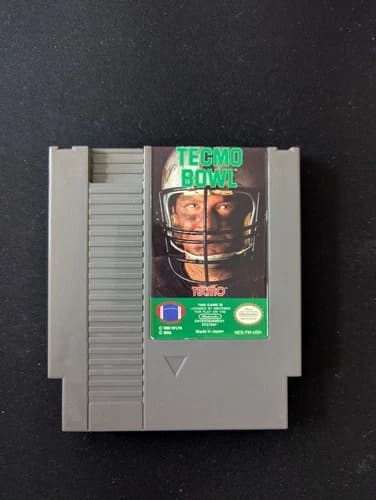 Tecmo Bowl - Nintendo NES Game - Authentic - Tested - Free Shipping