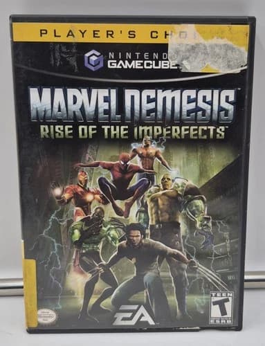 MARVEL NEMESIS RISE OF THE IMPERFECTS GAMECUBE CIB COMPLETE PLAYER'S CHOICE GAME