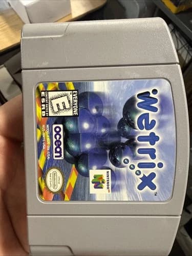 1998 Wetrix Nintendo 64 Video Game N64 Cartridge Only Cart Tested & Working