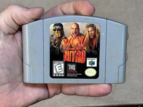 WCW Nitro (Nintendo 64, N64) Game - Authentic - Tested