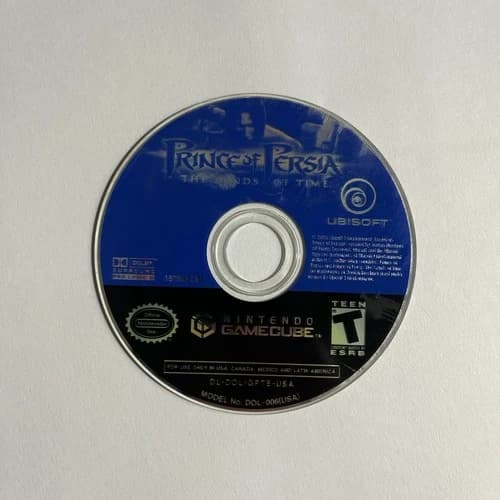 Prince of Persia The Sands of Time Gamecube game disc only Tested Works