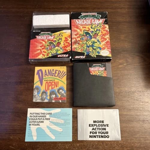 Teenage Mutant Ninja Turtles II: The Arcade Game (Nintendo NES) Complete