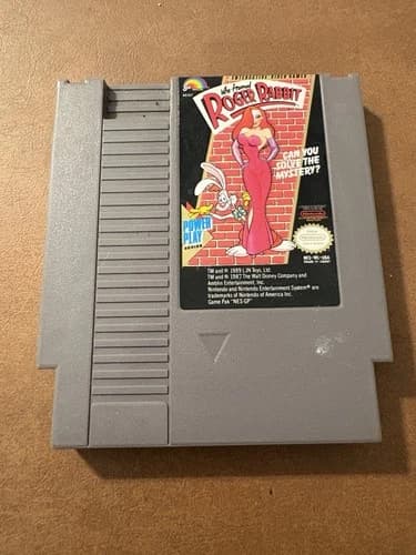 Who Framed Roger Rabbit (Nintendo NES, 1989) - Tested & Authentic - Fast Ship!