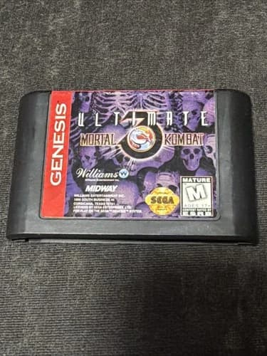 Ultimate Mortal Kombat 3 Sega Genesis Authentic Fully Tested