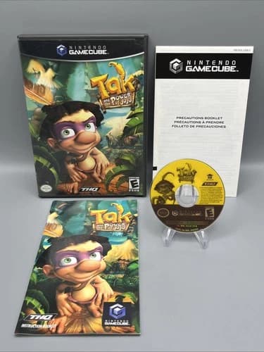 Tak and the Power of Juju (Nintendo GameCube, 2003) Complete in Box w/ Manual