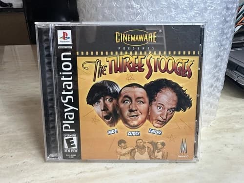 The Three Stooges Sony PlayStation 1 (PS1) Complete in Box (CIB), Tested Working