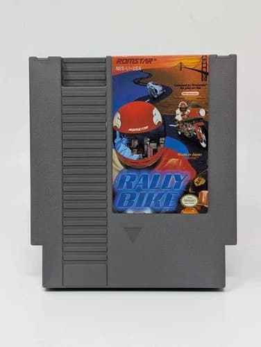 Rally Bike (Nintendo Entertainment System NES, 1990) - Cart Only