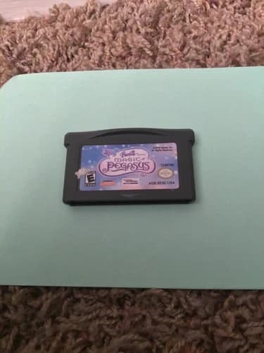 2000 Nintendo Game Boy Advance Barbie And The Magic Of Pegasus Game Cartridge