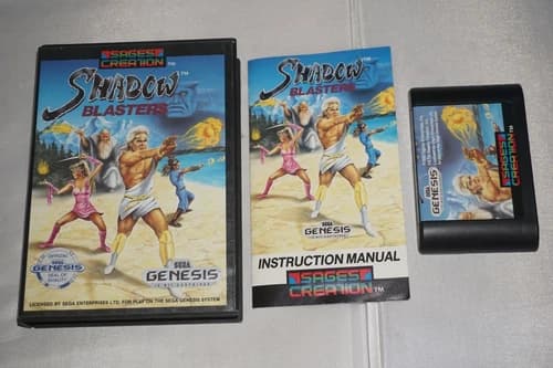 Shadow Blasters (Sega Genesis) Complete