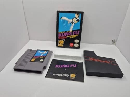 Kung Fu - NES - Nintendo Entertainment System Complete CIB Game Box Manual