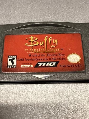 Buffy the Vampire Slayer Wrath of the Darkhul King GBA, 2003 Tested Authentic