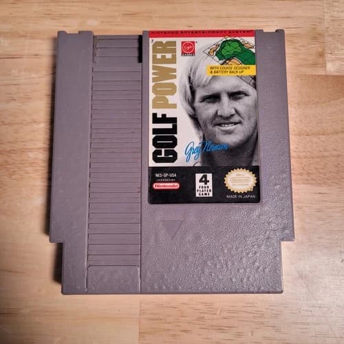 Greg Norman's Golf Power Nintendo Entertainment System, 1992 NES - Tested
