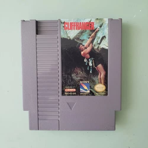 Cliffhanger (1993) Nintendo NES / Cartridge Only / Authentic - Tested & Working