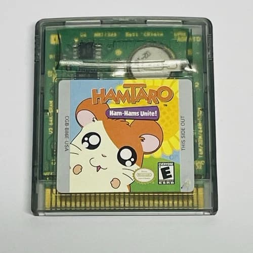 Hamtaro : Ham-Hams Unite! Gameboy Color Authentic Nintendo Cartridge TESTED!