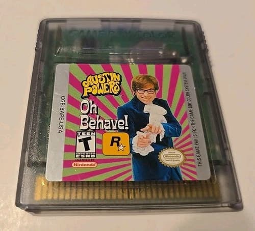 Austin Powers: Oh, Behave (Nintendo Game Boy Color, 2000) Cart Authentic TESTED