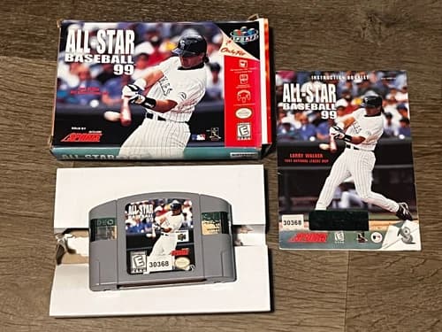 All-Star Baseball 99 Nintendo 64 N64 Complete CIB Authentic