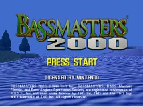 Bassmasters 2000 Blue Cart - Nintendo N64 Game