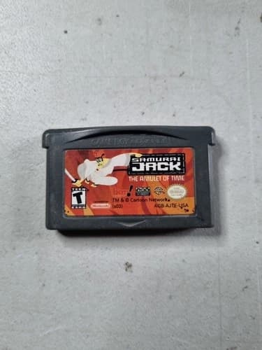Samurai Jack: The Amulet of Time (Nintendo GBA, 2003) Cartridge Tested Game Boy