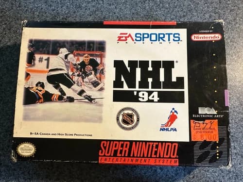 NHL '94 for Super Nintendo (SNES) Complete in Box (CIB)