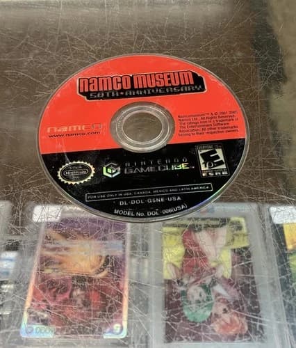 Namco Museum 50th Anniversary (Nintendo GameCube, 2005) DISC ONLY, TESTED