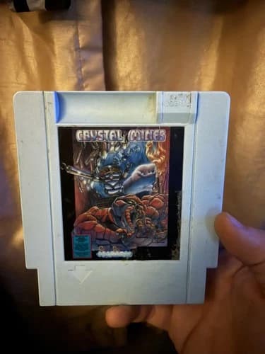 Crystal Mines Nintendo NES Authentic TESTED/CLEAN Cart Only