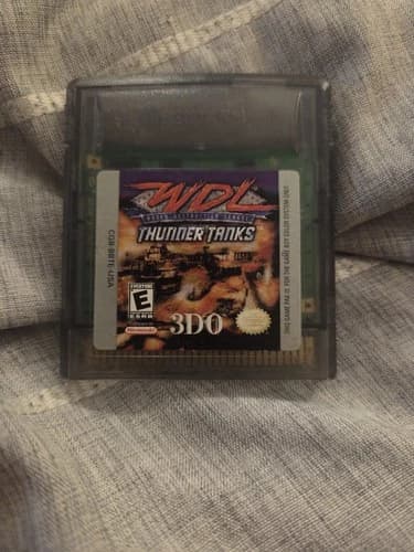 WDL: Thunder Tanks, GBC 2000, Tested And Working